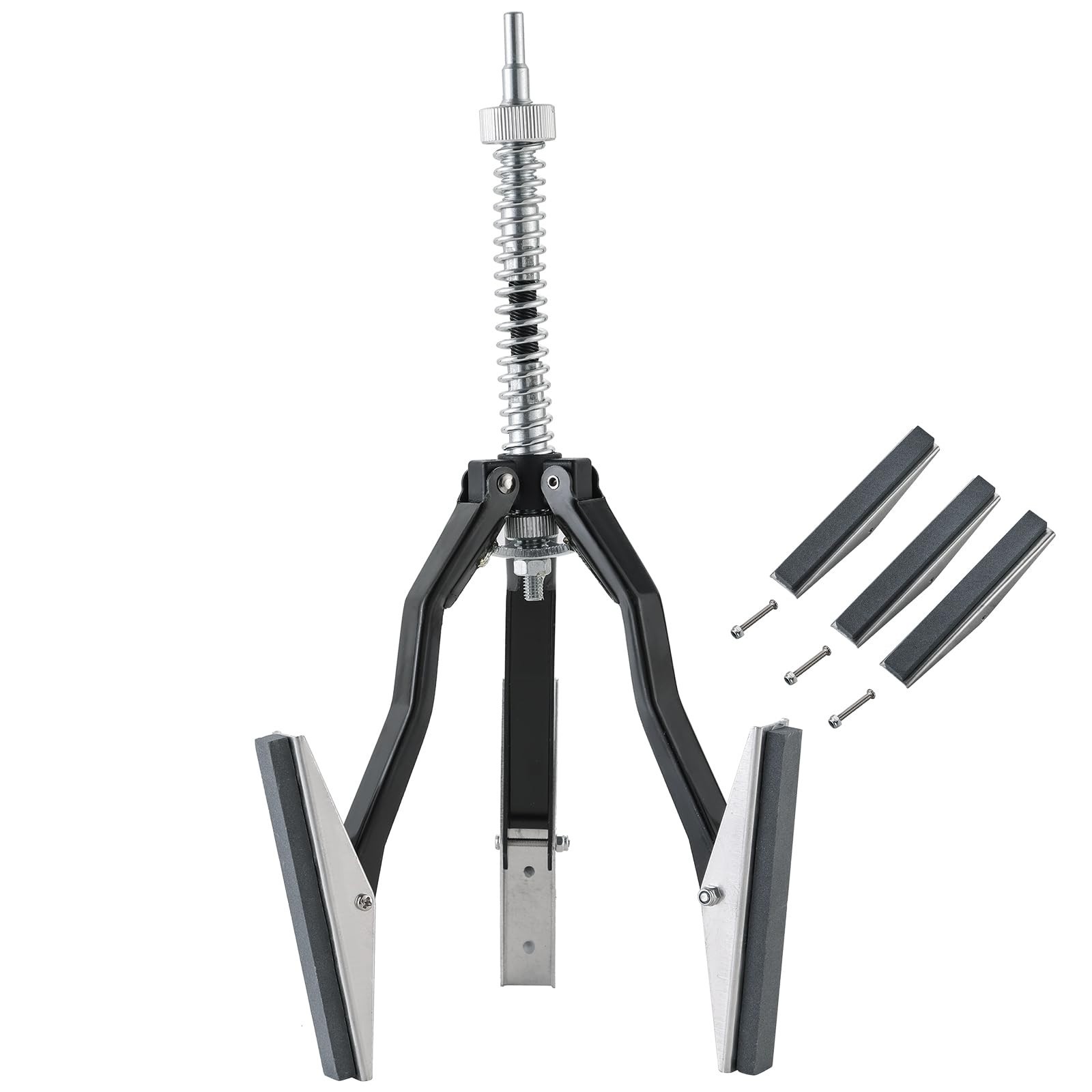 Adjustable Engine Cylinder Hone Tool | 2″ to 7″ Diameter, 3 Extra 4″ Stones, 220
