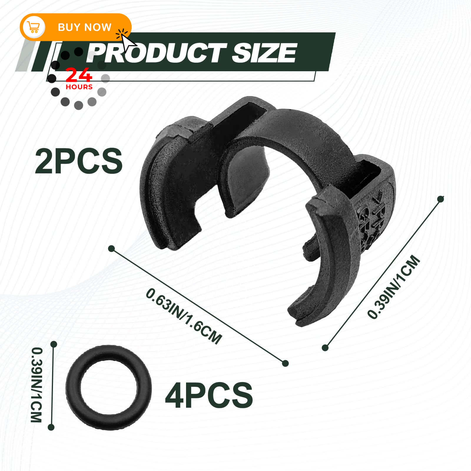 SYudwen 88718-1E150 A/C Condenser Hard Line Lock Clamp Clip Compatible with…