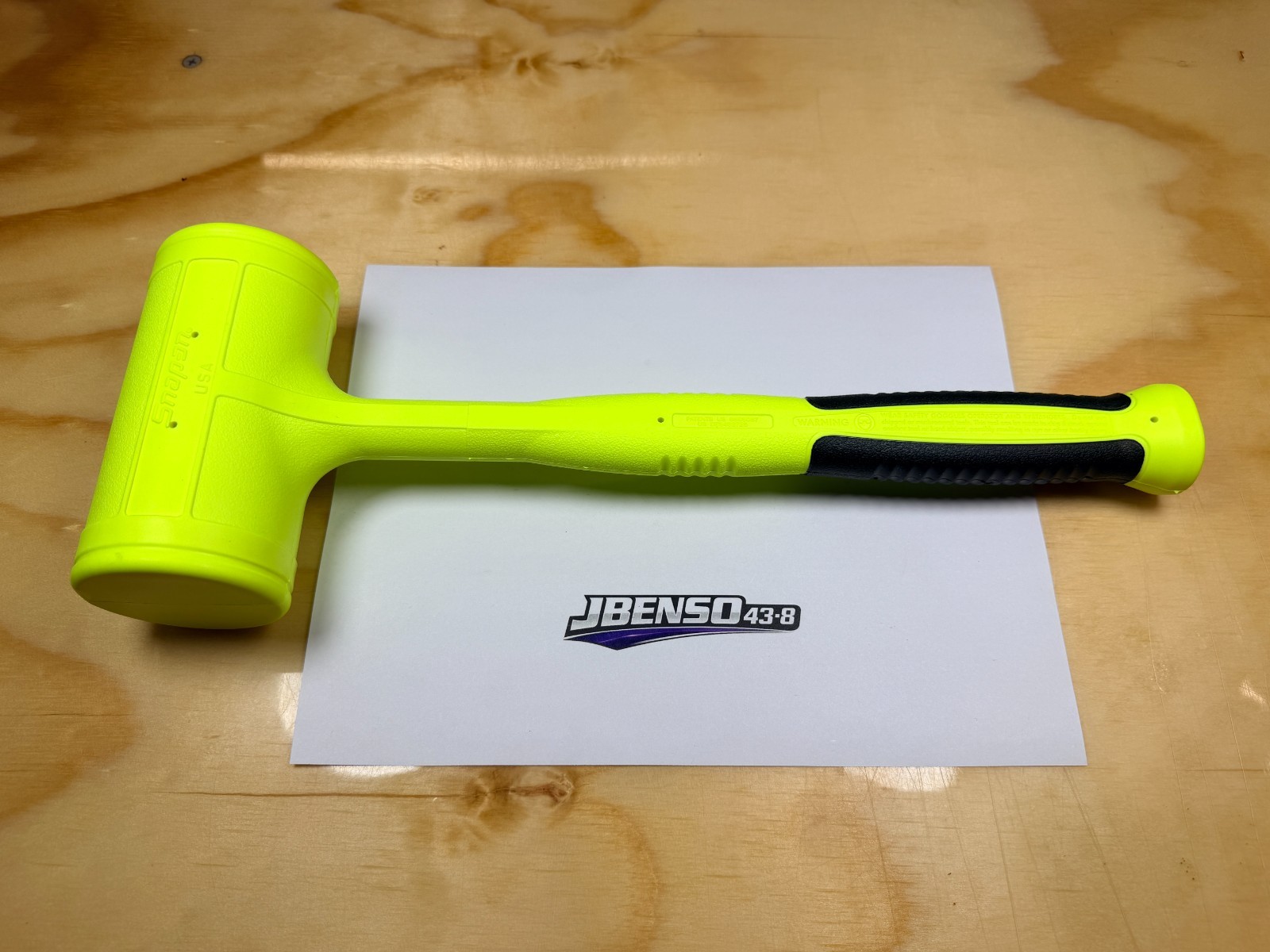 Snap-on Tools USA NEW HI-VIZ 56oz / 1550g Soft Face Dead Blow Hammer HBFE56HV