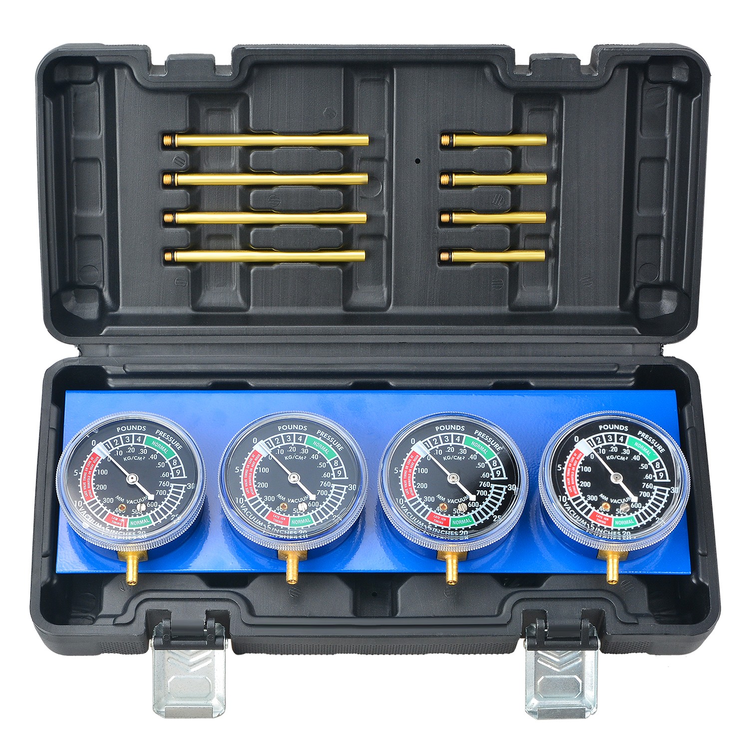 Motorcycle Carburettor Carb Vacuum Gauge Synchronizer Balancer 4 Cylinder Set