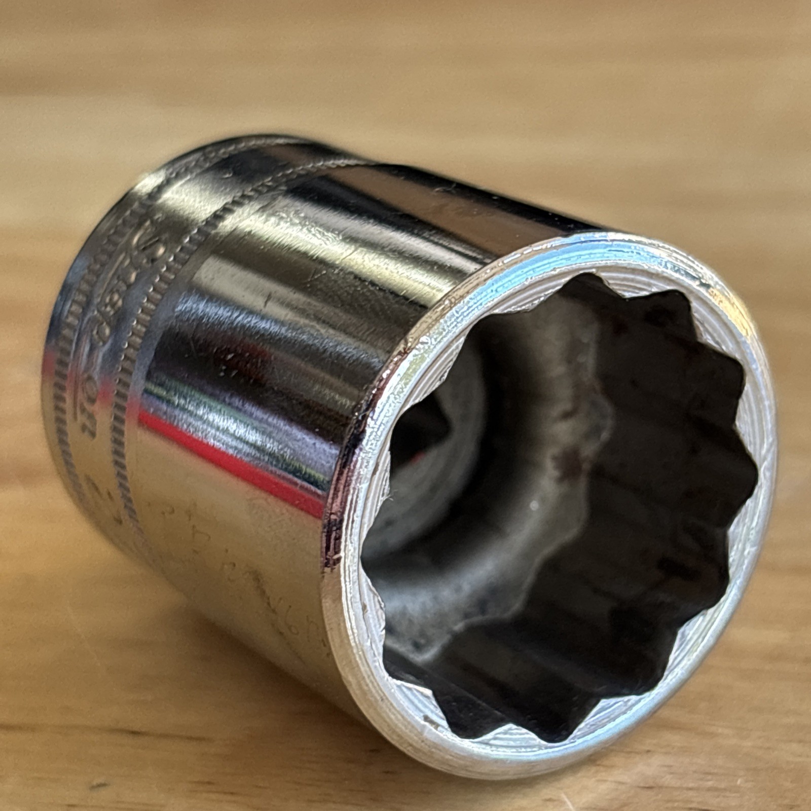 Snap On 27mm Shallow Socket 1/2″ Drive 12 Point SWM271 USA READ