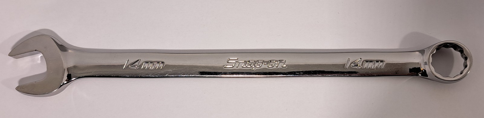 SNAP-ON Flank Drive 14mm 12pt Metric Combination Wrench OEXM140B Made in USA