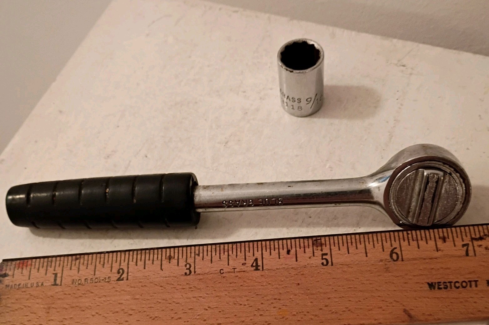 Bluegrass Tools USA 3/8 Ratchet Blk Handle