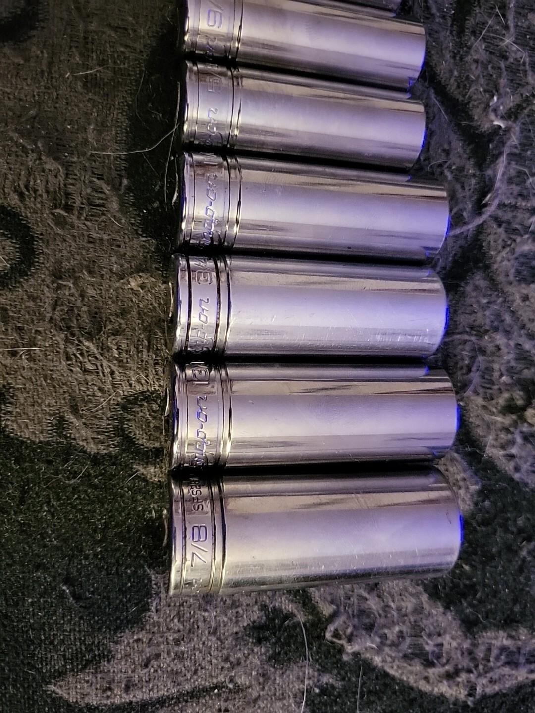 SNAP ON 211SFSY 3/8″ 11 PC SAE6 PT. DEEP SOCKET SET 1/4″ to 7/8″