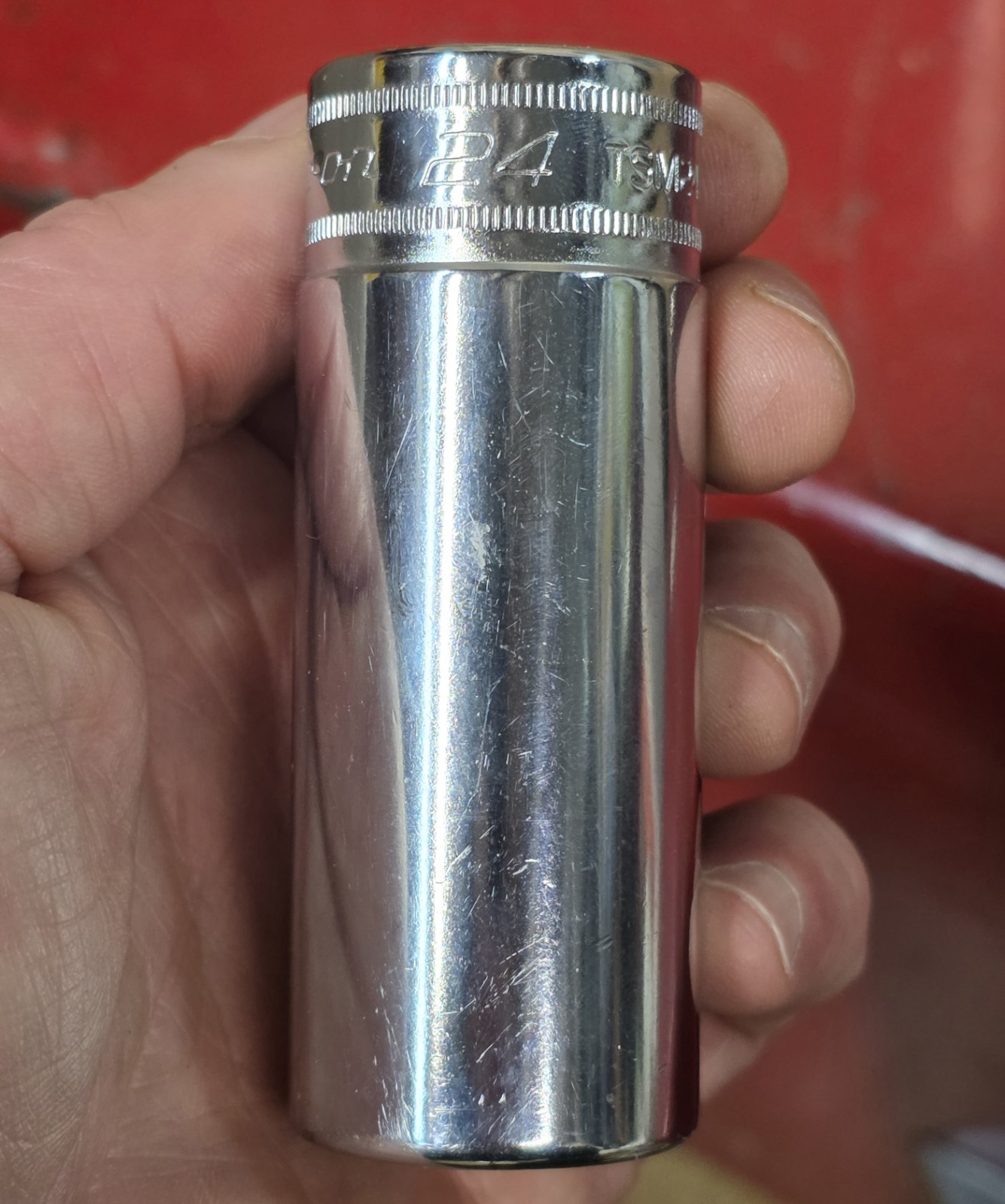 Snap-on 1/2″ Drive 13pc Deep Chrome Socket Set 6pt 12mm – 24mm 313TSMYA