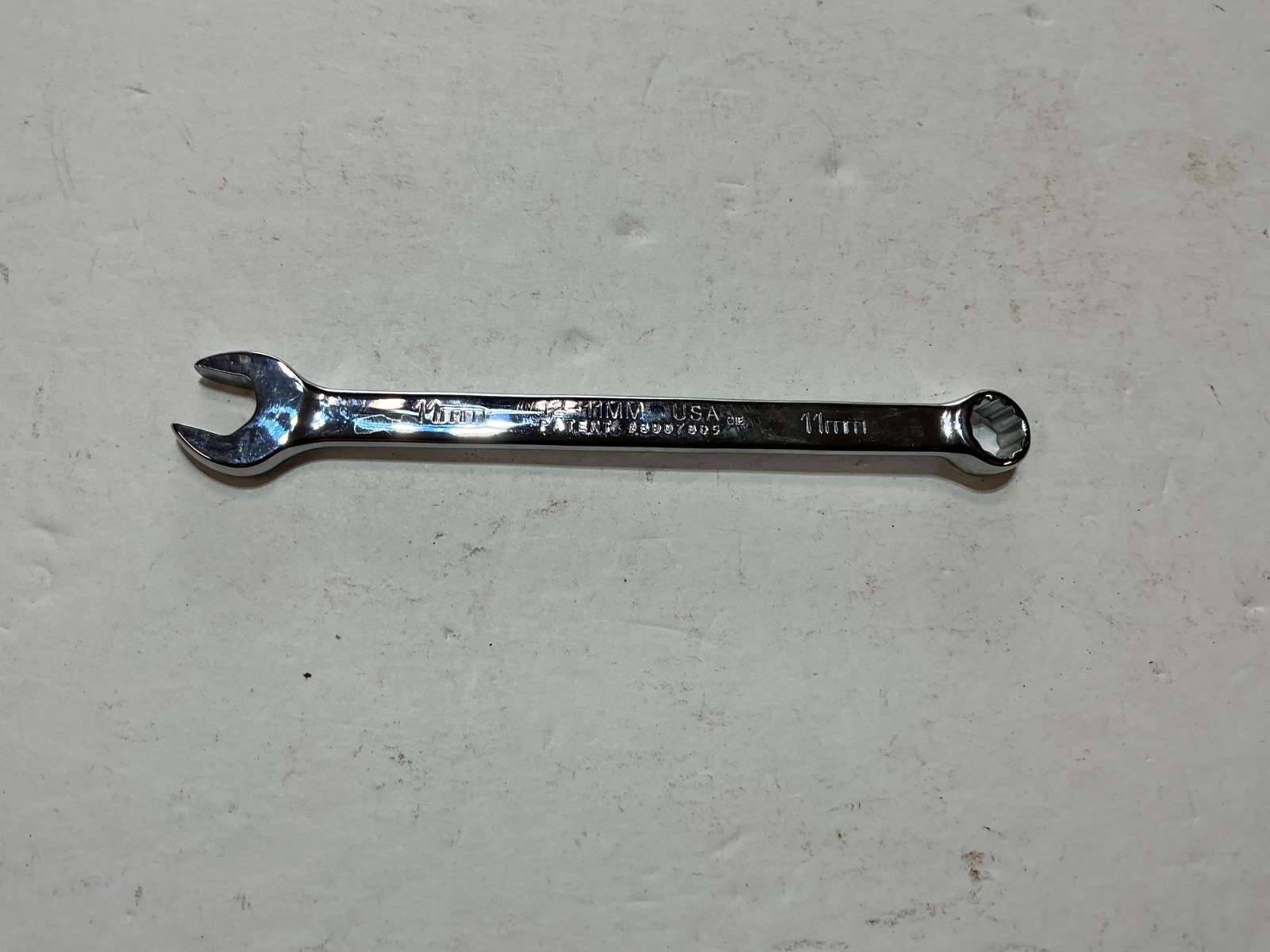 Wright Grip 11mm combination wrench fully polished 12-11mm USA made