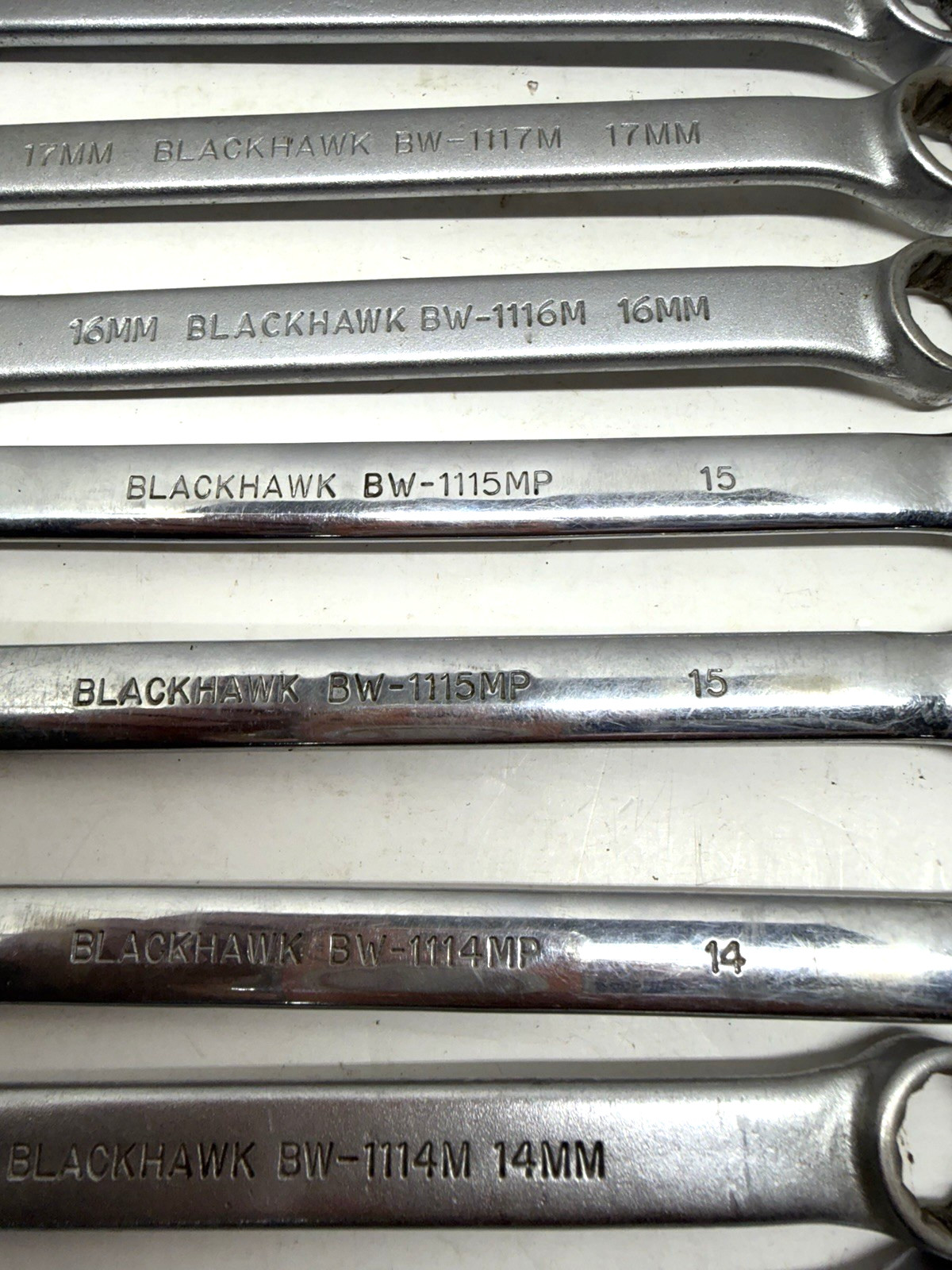 BlackHawk USA 14-Piece Metric Combination Wrench Set 10-19 +30MM and duplicates