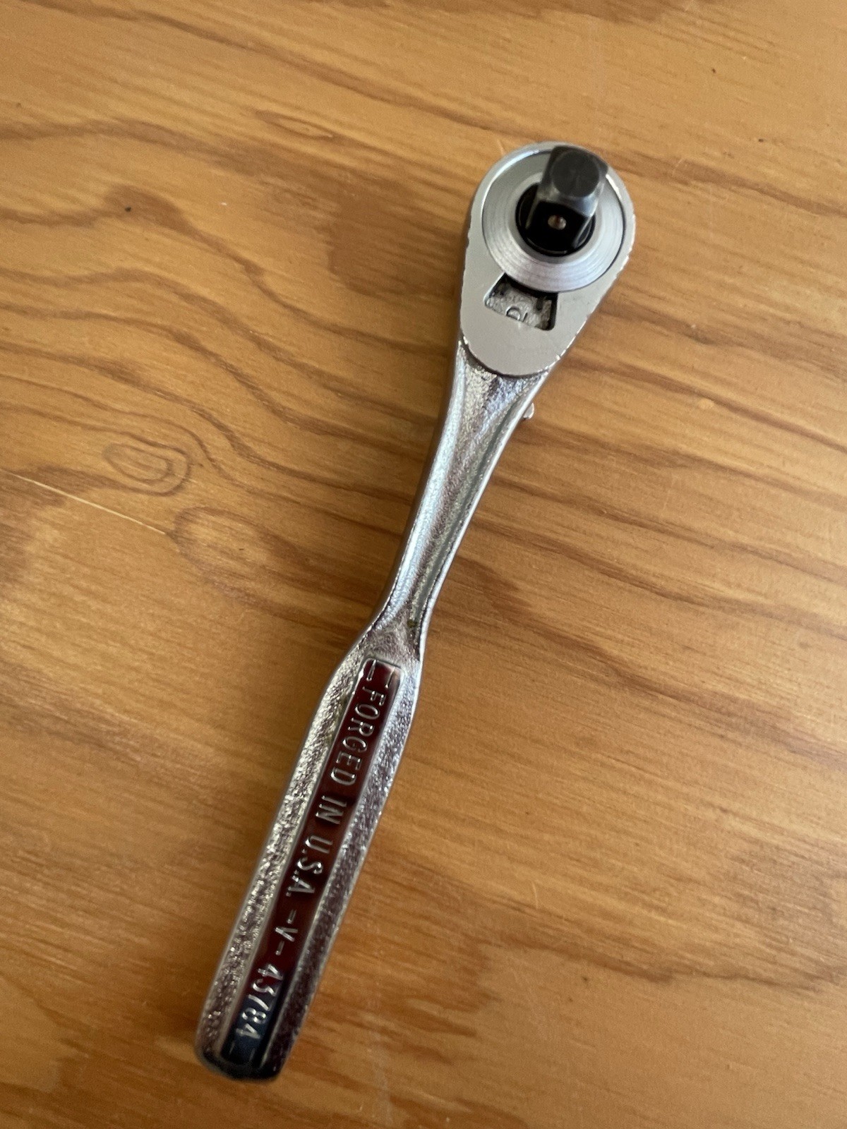 Craftsman Vintage 43784 V Ratchet 3/8” Drive, NEW NOS Internals, Smooth Action