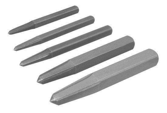 Wilmar W80562 Performance Tool Broken Screw Or Stud 5 Pc Tapered Extractor Set
