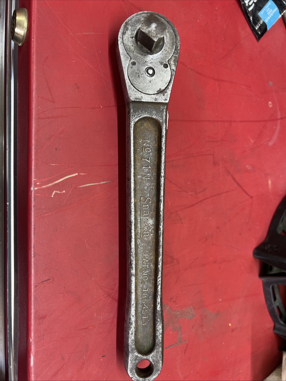 SNAP-ON RARE US GOV’T 1945 G RATCHET NO. 71 N 1/2″ DRIVE SNAP ON