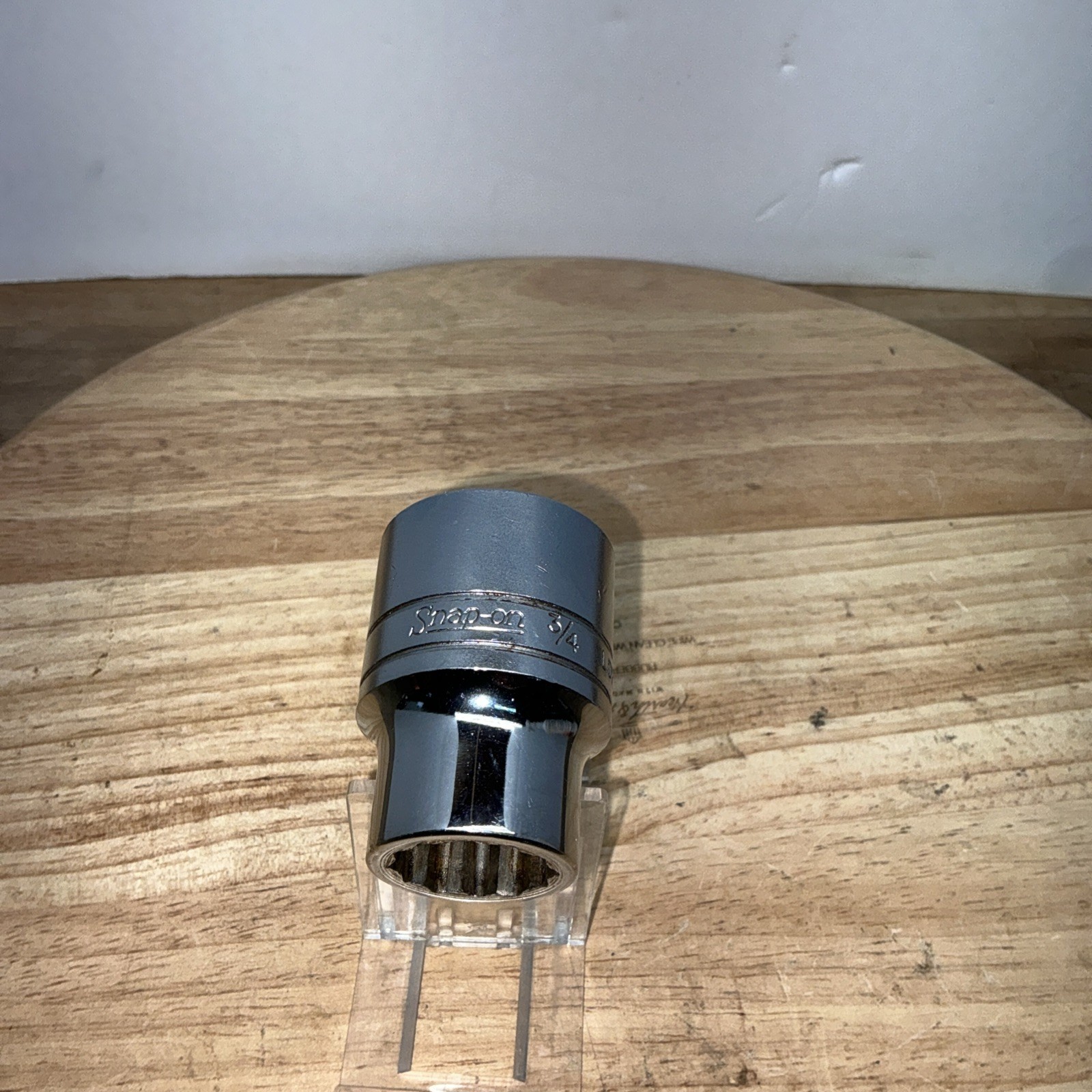 NOS Snap On Tools LDH242 3/4 Dr 12 Pt SAE 3/4” Flank Dr Shallow Socket (G)