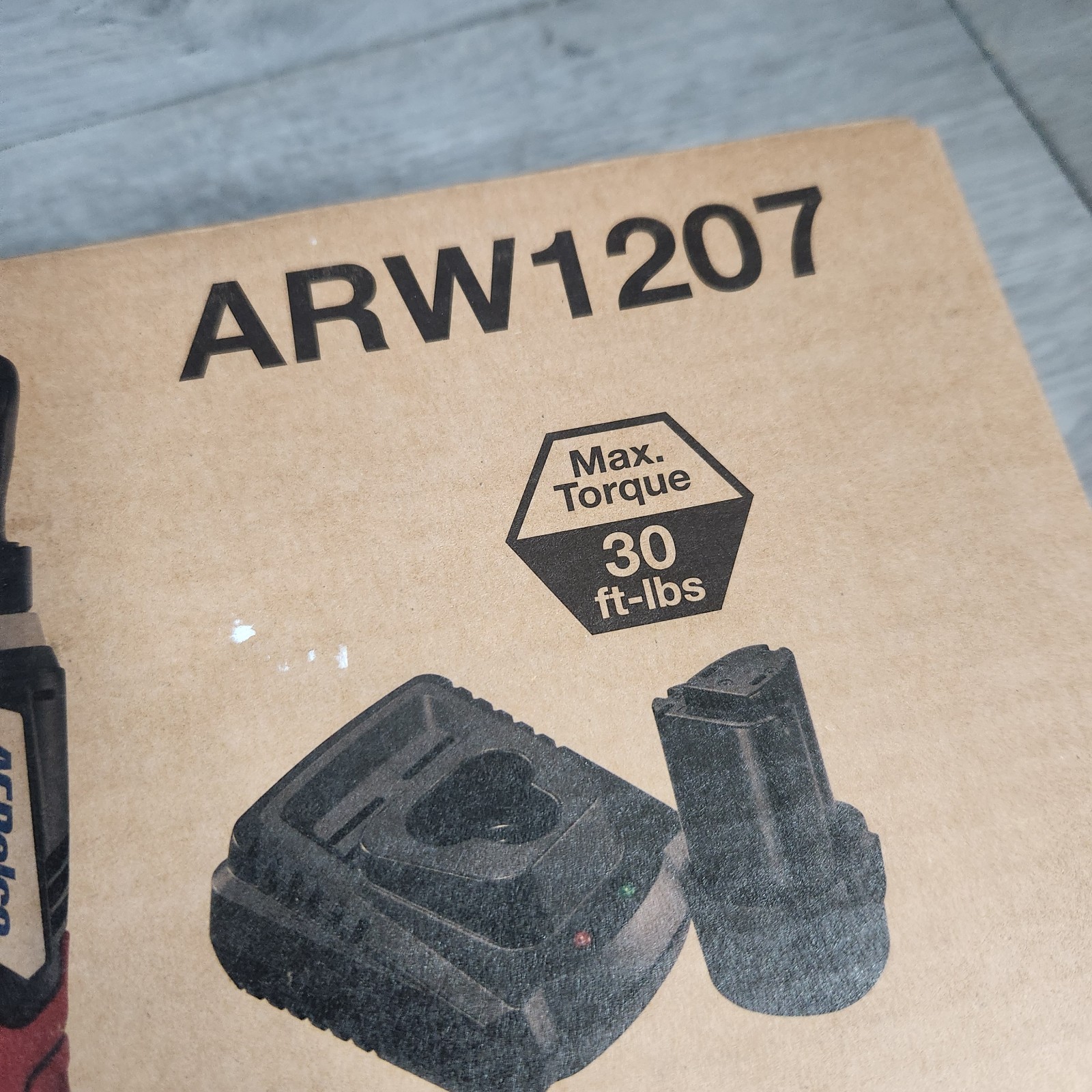 ACDelco ARW1207 1/4 Ratchet Wrench Built In LED Light Rechargeable Li-ion 12volt