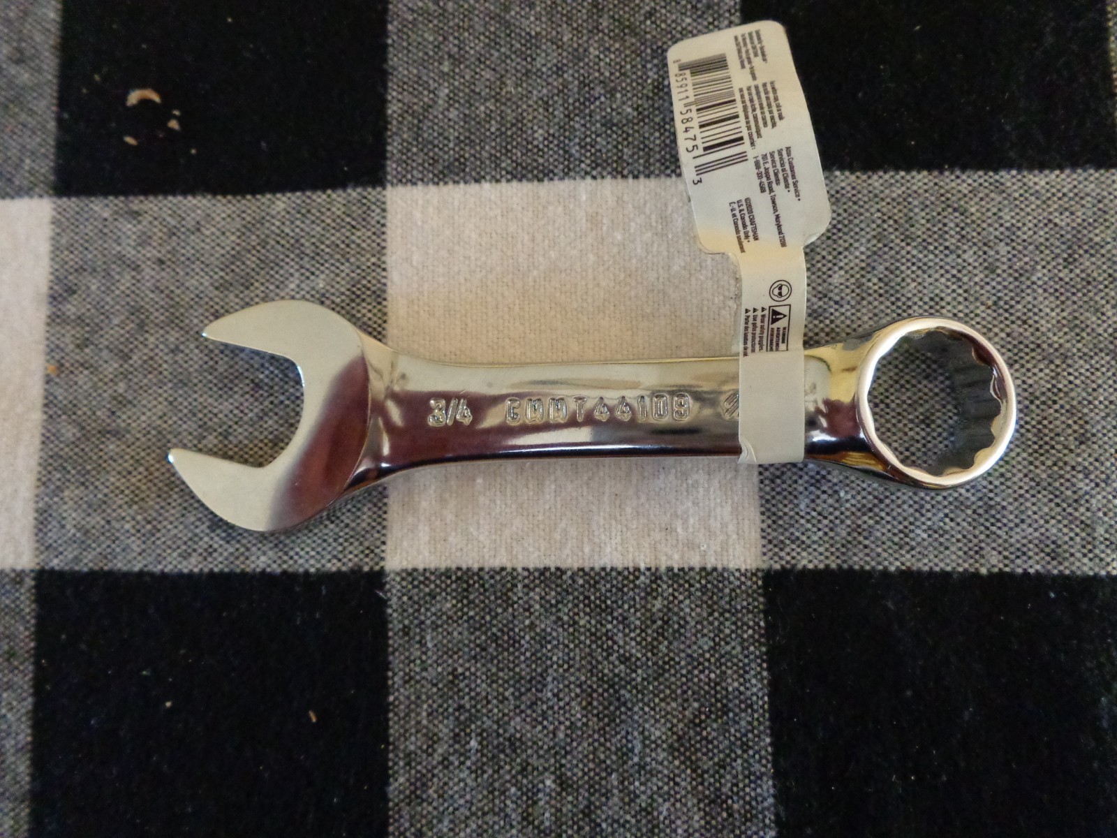 Craftsman -CMMT44109 12 Point 3/4 Stubby Combination Wrench 5″ Long **NEW**