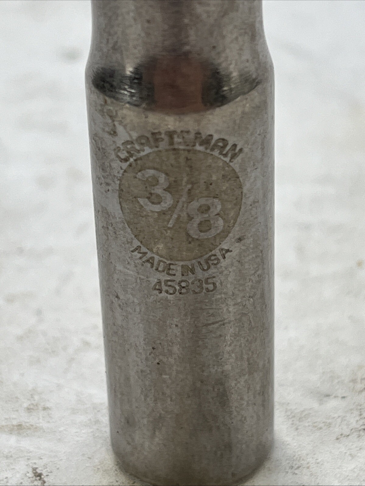 Craftsman Deep Socket 3/8”, 6 Pt., 3/8”, #45835 USA