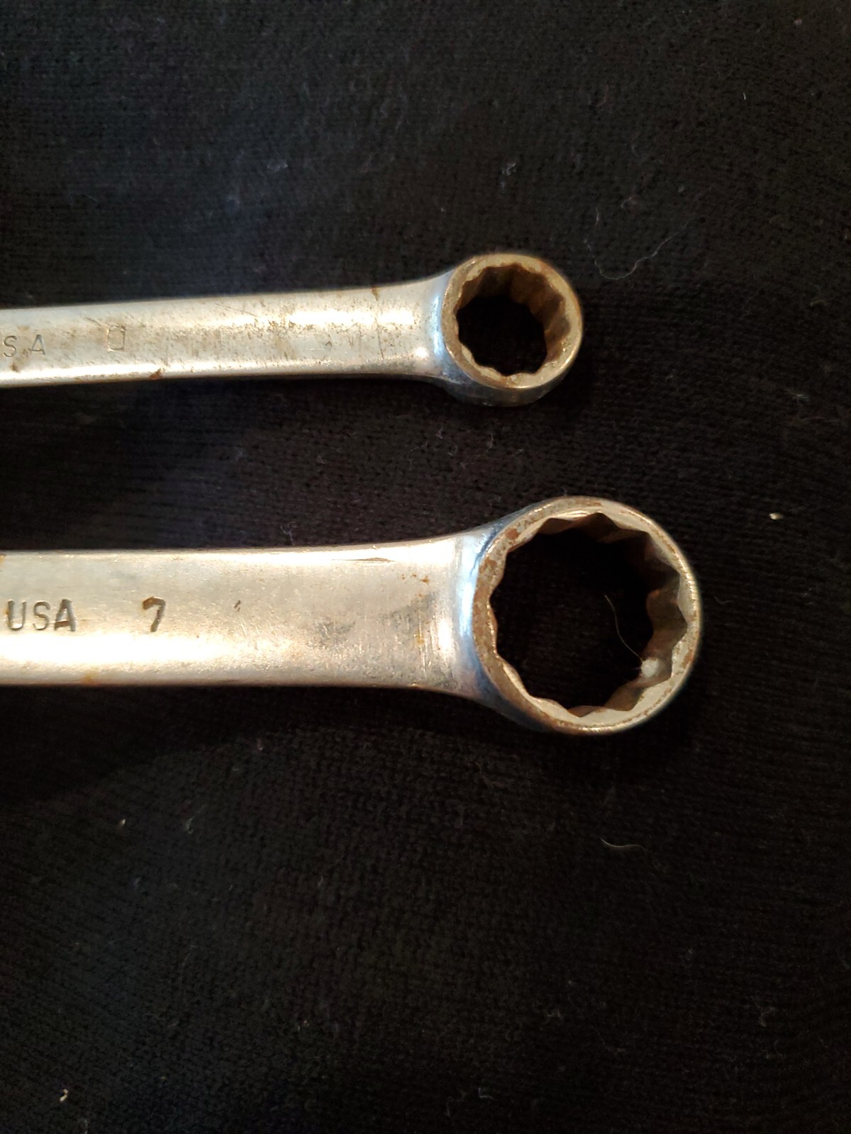 Snap on Wrench Set Of 2 OEX-200 5/8 & OEX-120 3/8 COMBINATION WRENCHES 12 POINT
