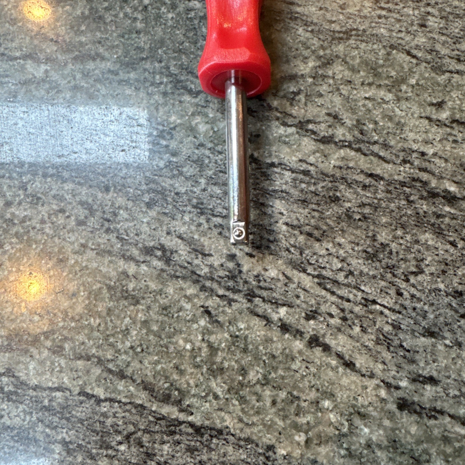 Snap On tm4csa 1/4 drive 6” standard shank driver Red new