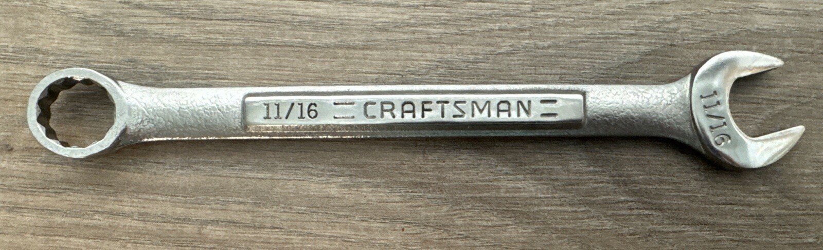 Craftsman 11/16in. Combination Wrench Forged VA 44698 Made in USA