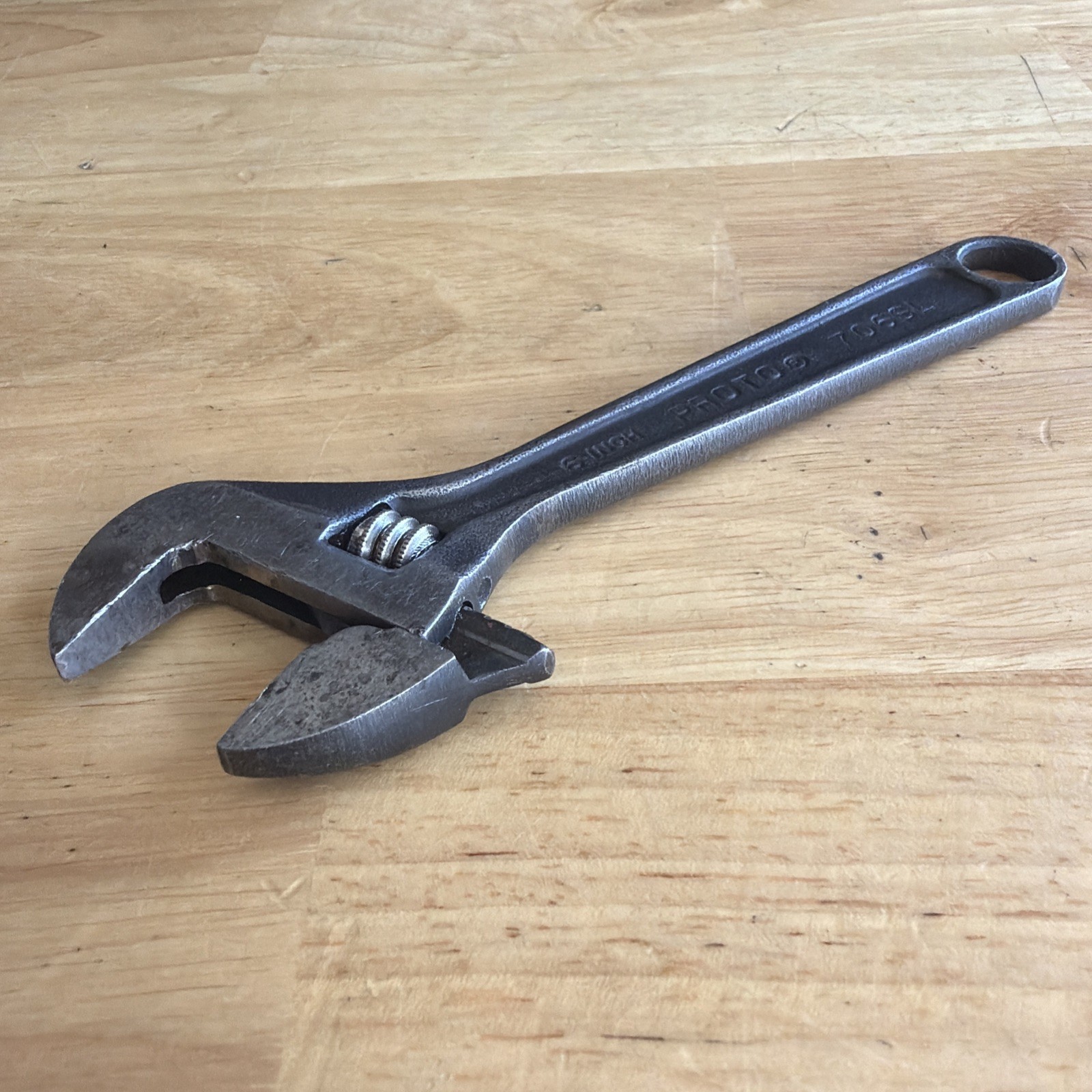 Proto Tools 6″ Adjustable Wrench Clik-Stop Black Oxide Finish 150mm 706SL USA