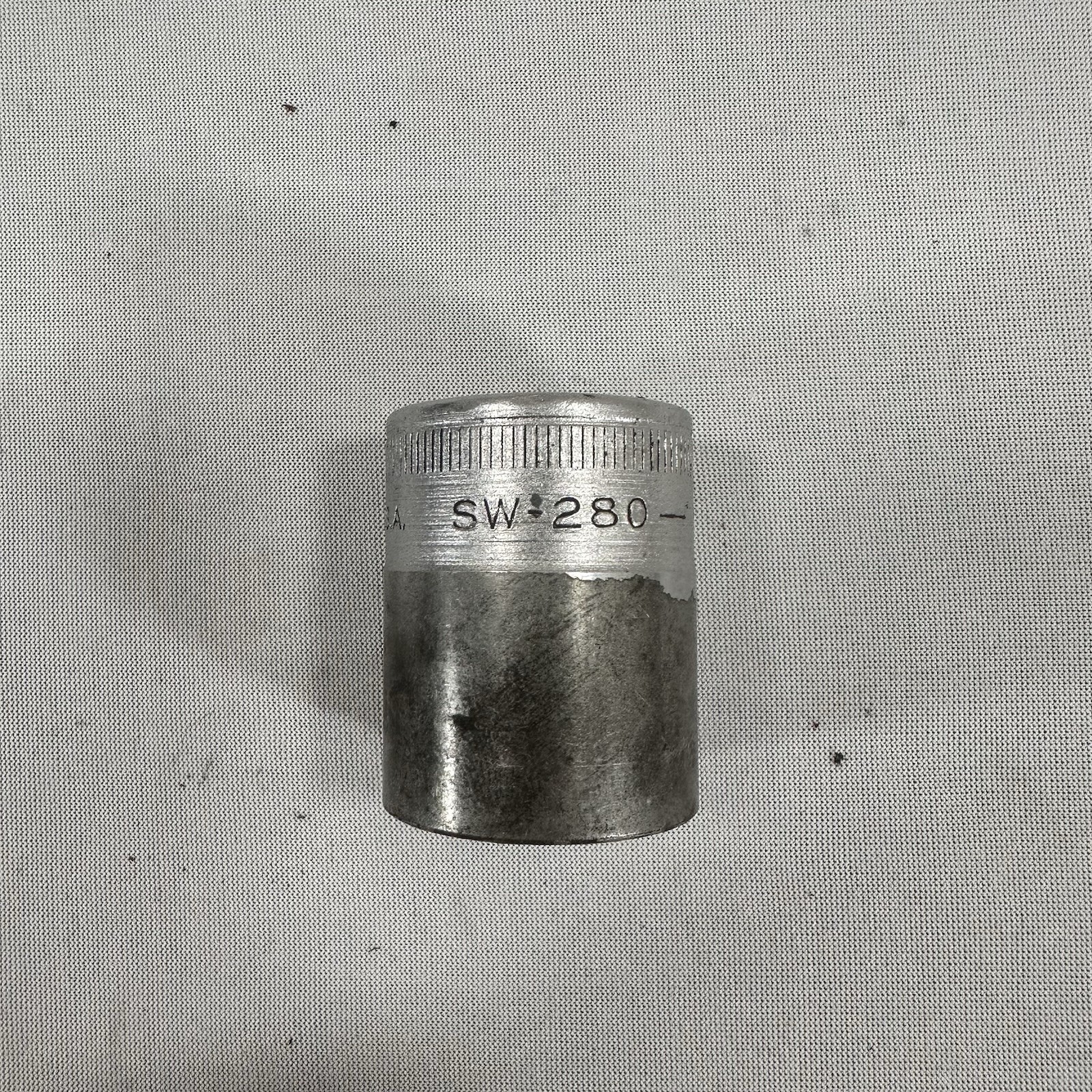 Vintage Snap On SW280 7/8” Socket 1/2” Drive 12 Point USA