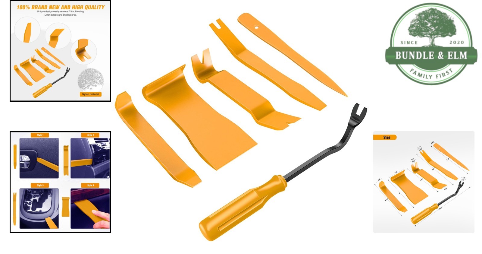 6PCS No-Scratch Trim Removal Tool Kit – Durable & Lightweight Auto Repair Tools