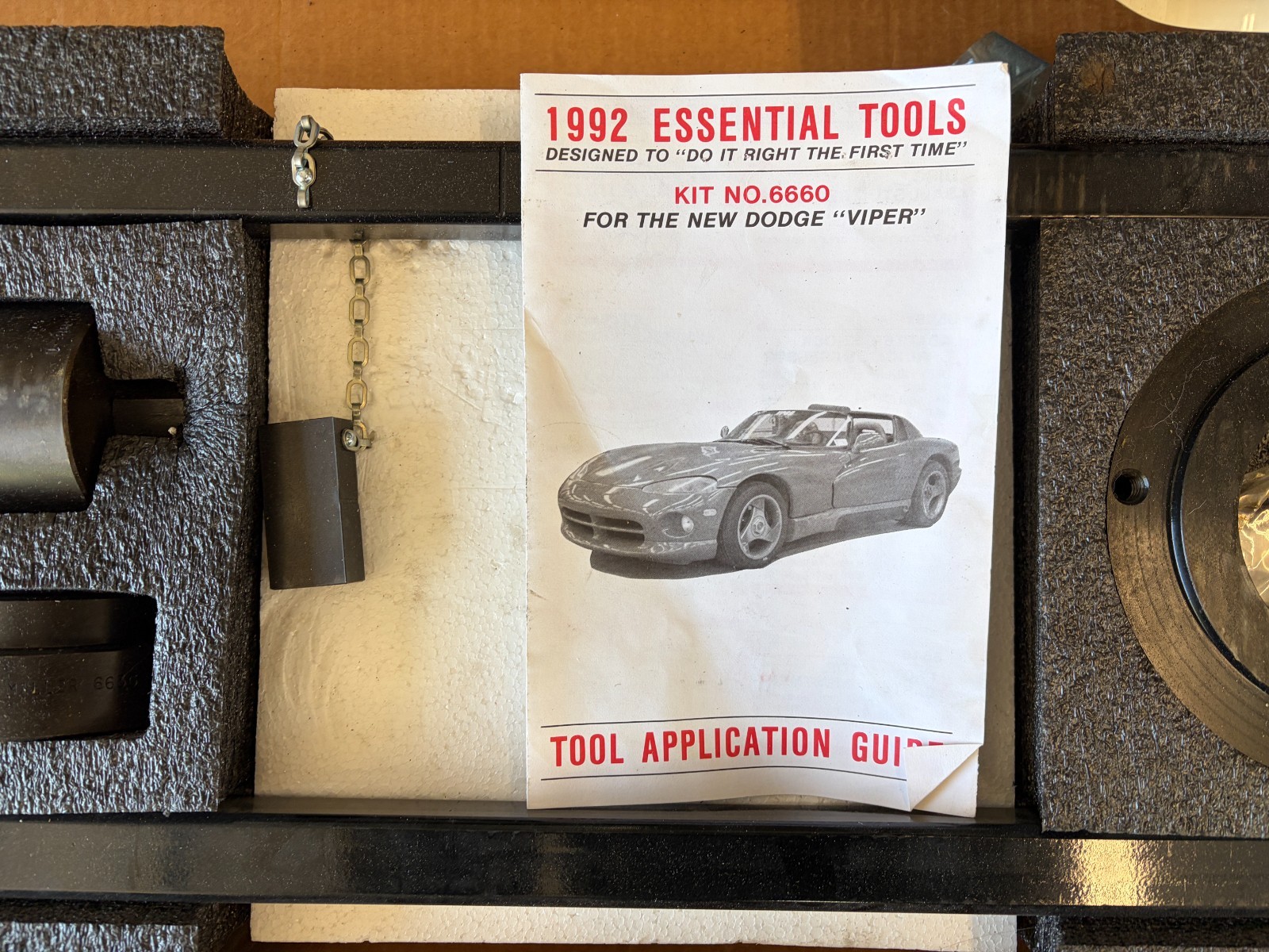 NOS CHRYSLER DODGE VIPER MILLER ESSENTIAL TOOLS KIT 6660 OEM RARE