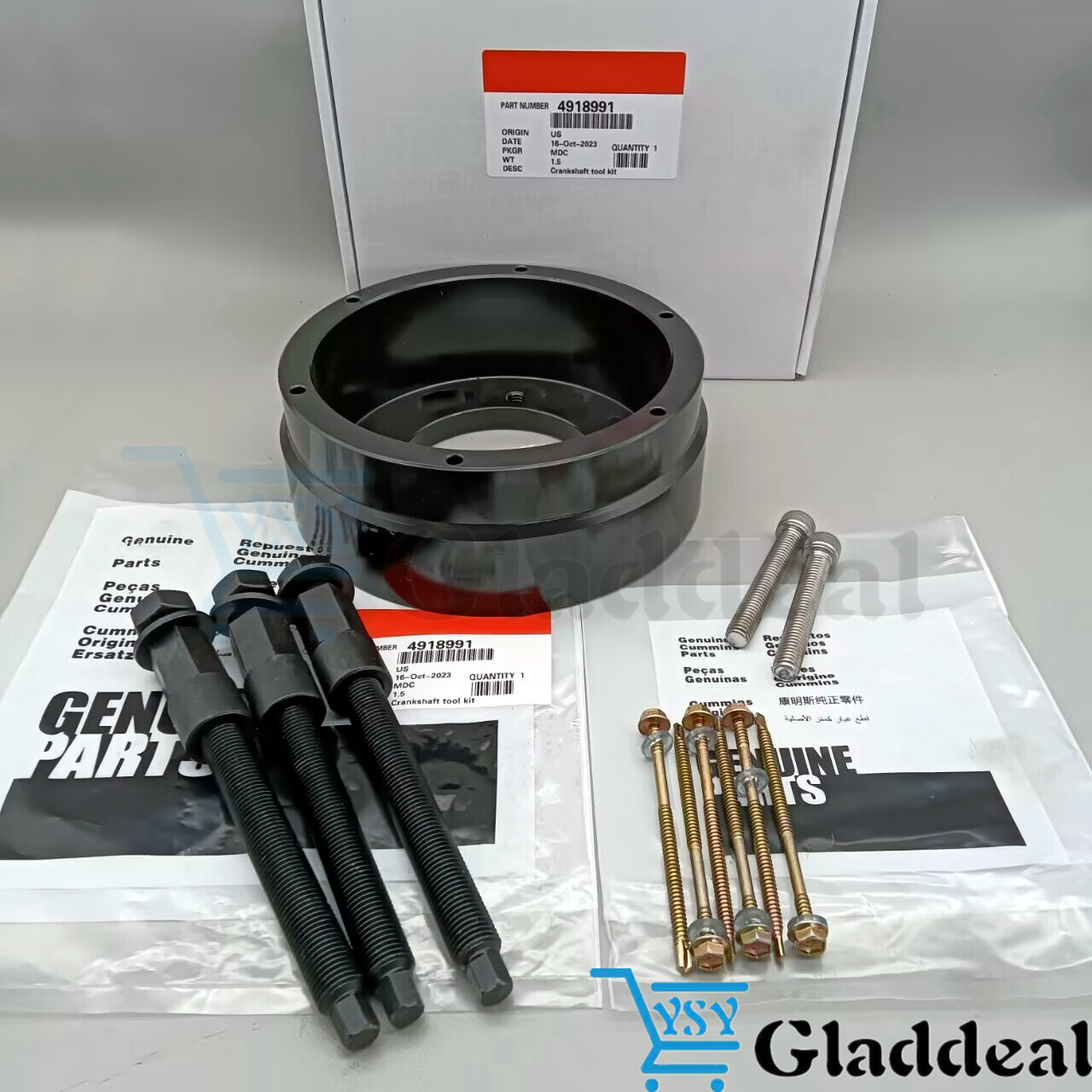 Genuine For Cummins ISX12 ISX15 Front Crankshaft Seal & Wear Sleeve Remover