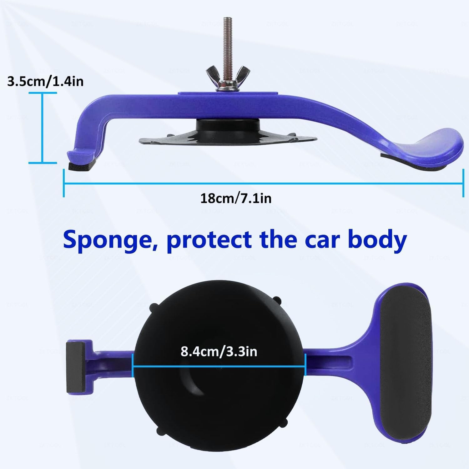 6PC Suction Cup Clamp Set Convertible Top Windshield Glass Repair Gluing Kit New