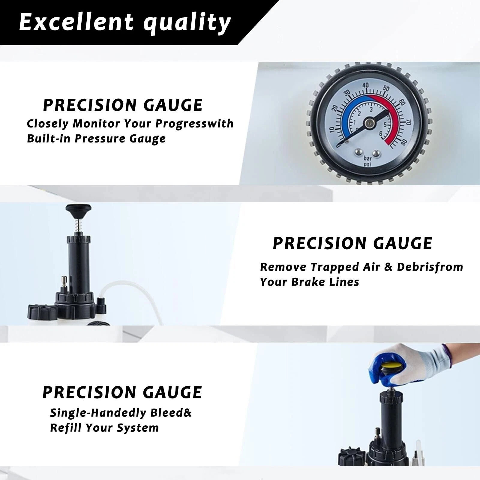 ATF Fluid Exchange Tool Kit, 3L Manual Transmission Pump for Auto Service
