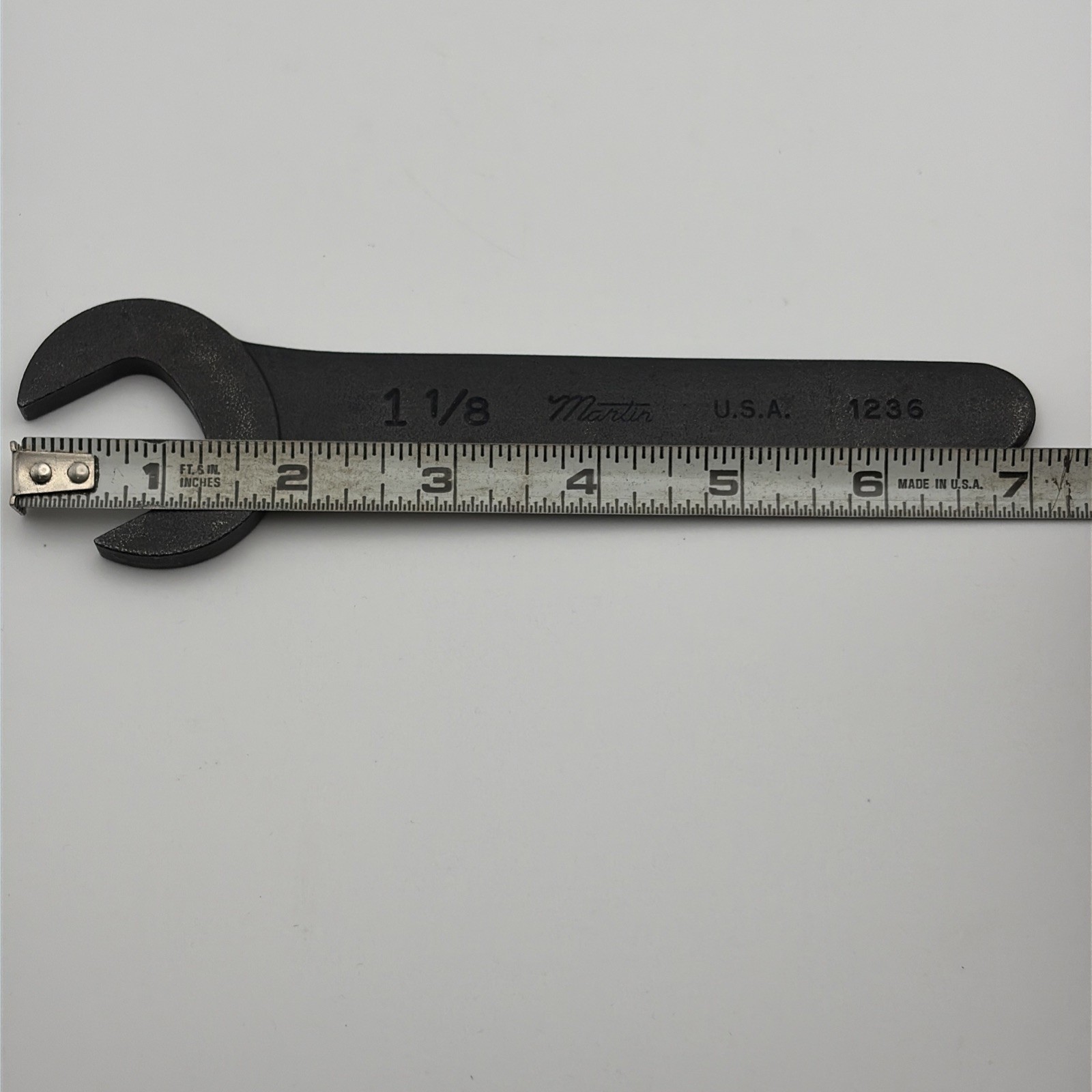 Martin Tools 1236 1-1/8″ Industrial Black Service Angle Wrench ✅ Made in USA