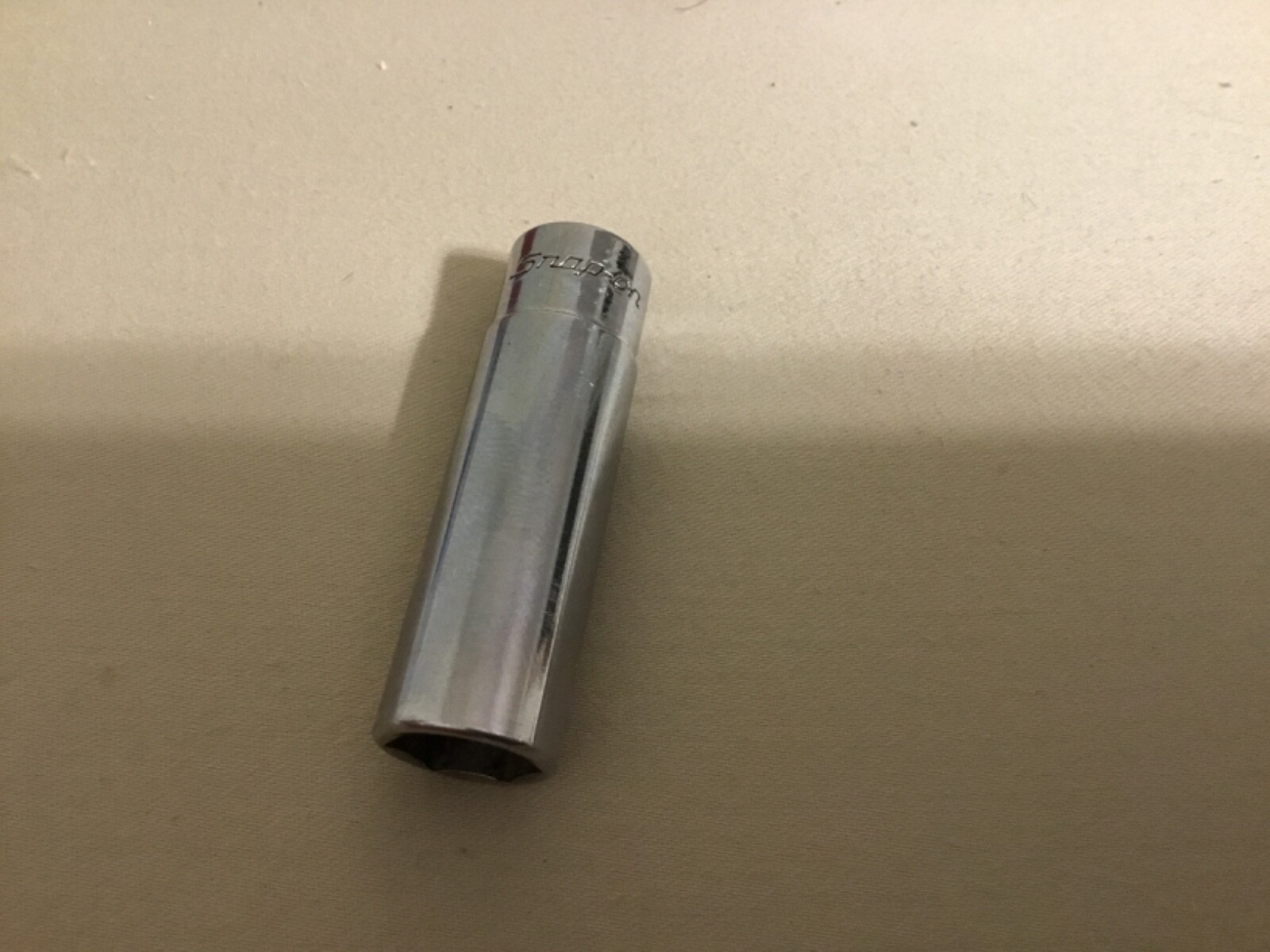Snap-On Tools USA 1/4″ Drive 6pt 7/16″ SAE Deep Chrome Socket STM14