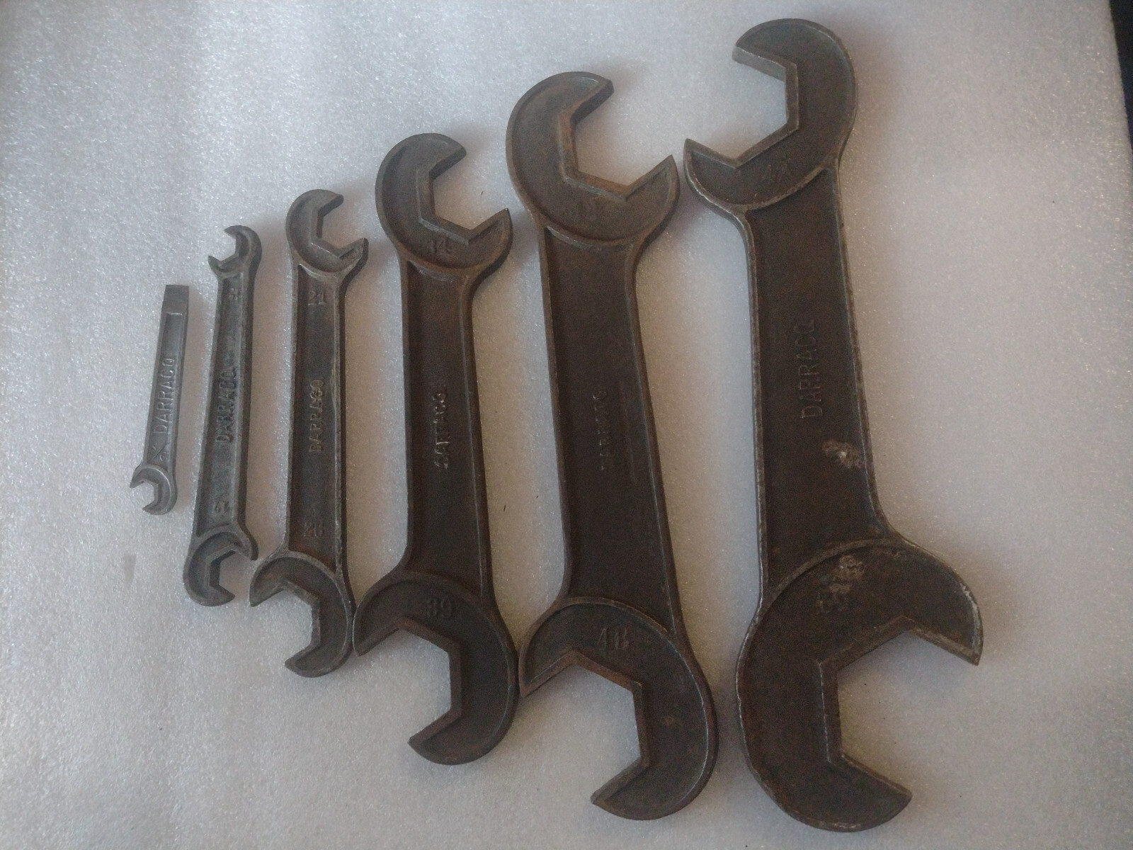DARRACQ Wrenches Spanners Vintage 1900’s Rare for Classic Vehicles Automotives