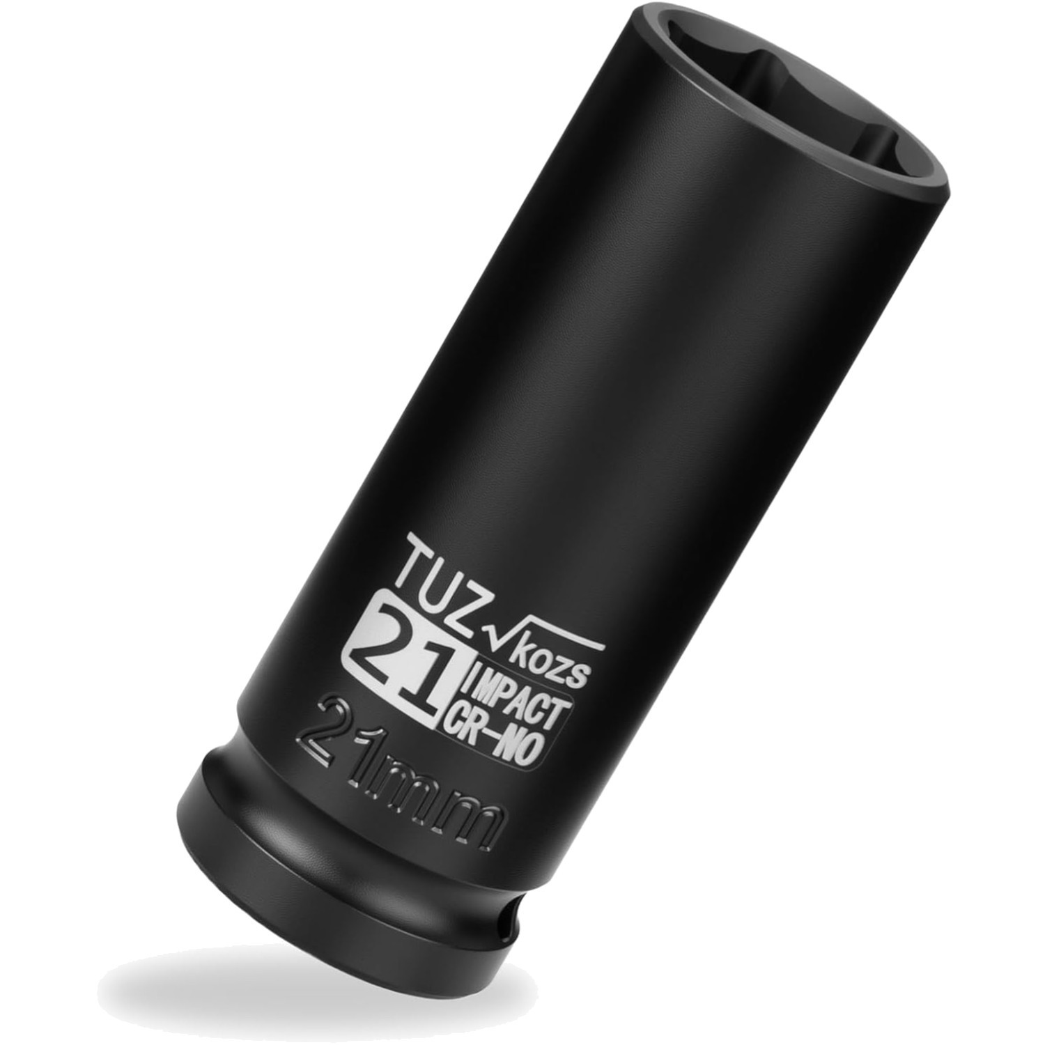 21mm Deep Impact Socket, 1/2 Inch Drive, 6 Point, CR-MO Steel
