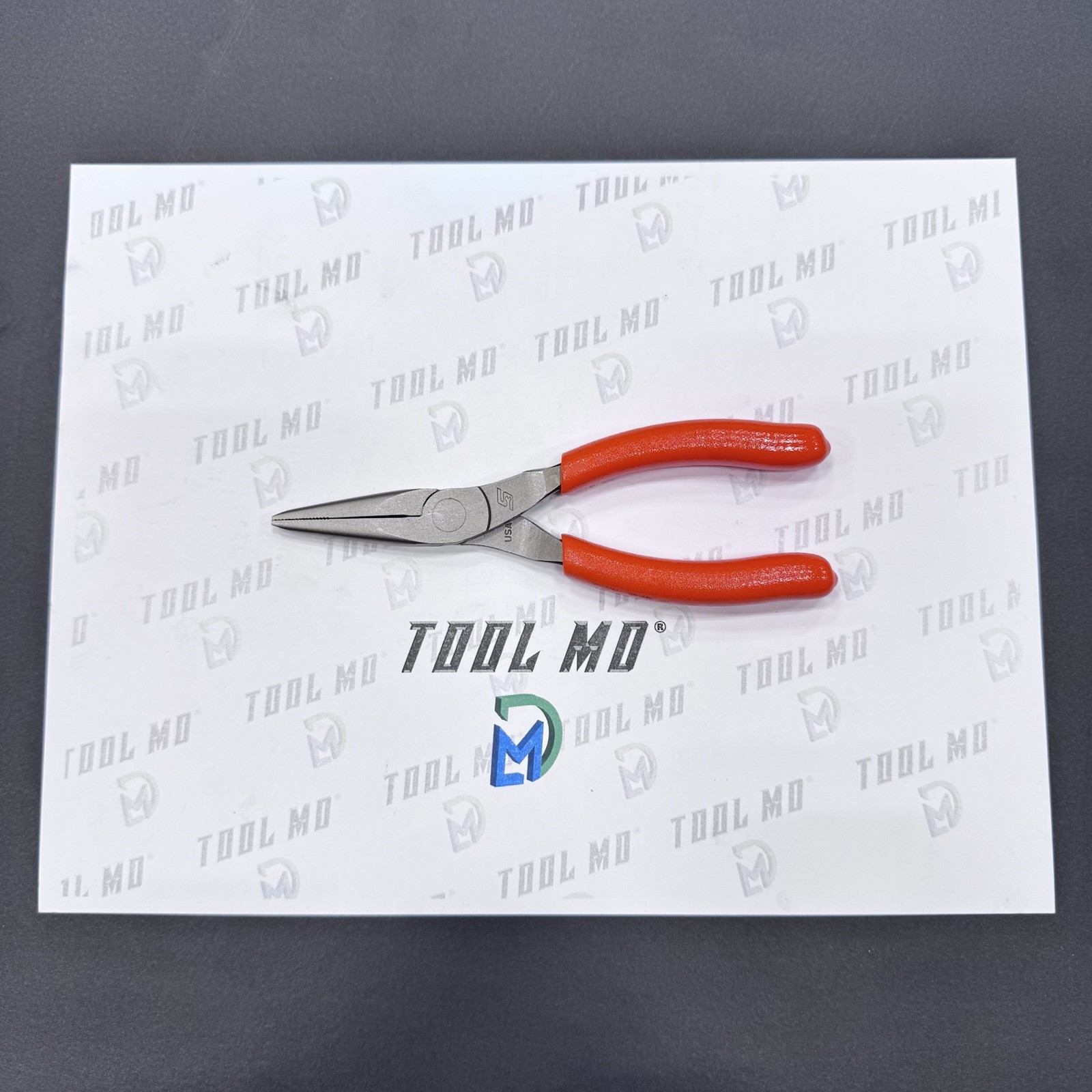 Snap-on Tools USA NEW ORANGE 6″ Soft Grip Talon Grip Needle Nose Pliers 95ACFO