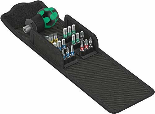Wera 05057471001 Kraftform Kompakt Stubby 1 Hand Holder and bit Set