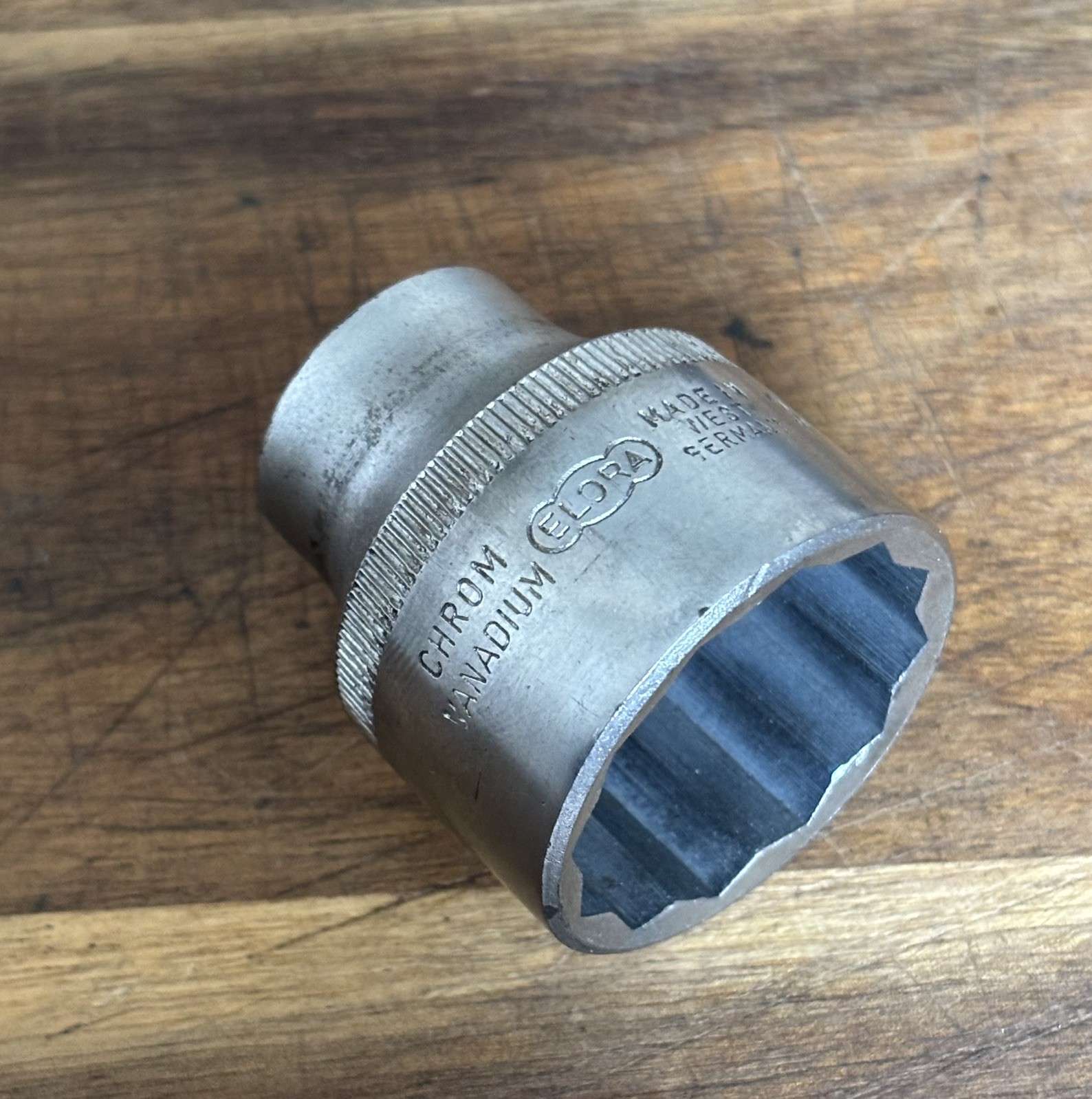 ELORA – 32mm metric. 1/2” drive 6 point , Socket- High Quality German made