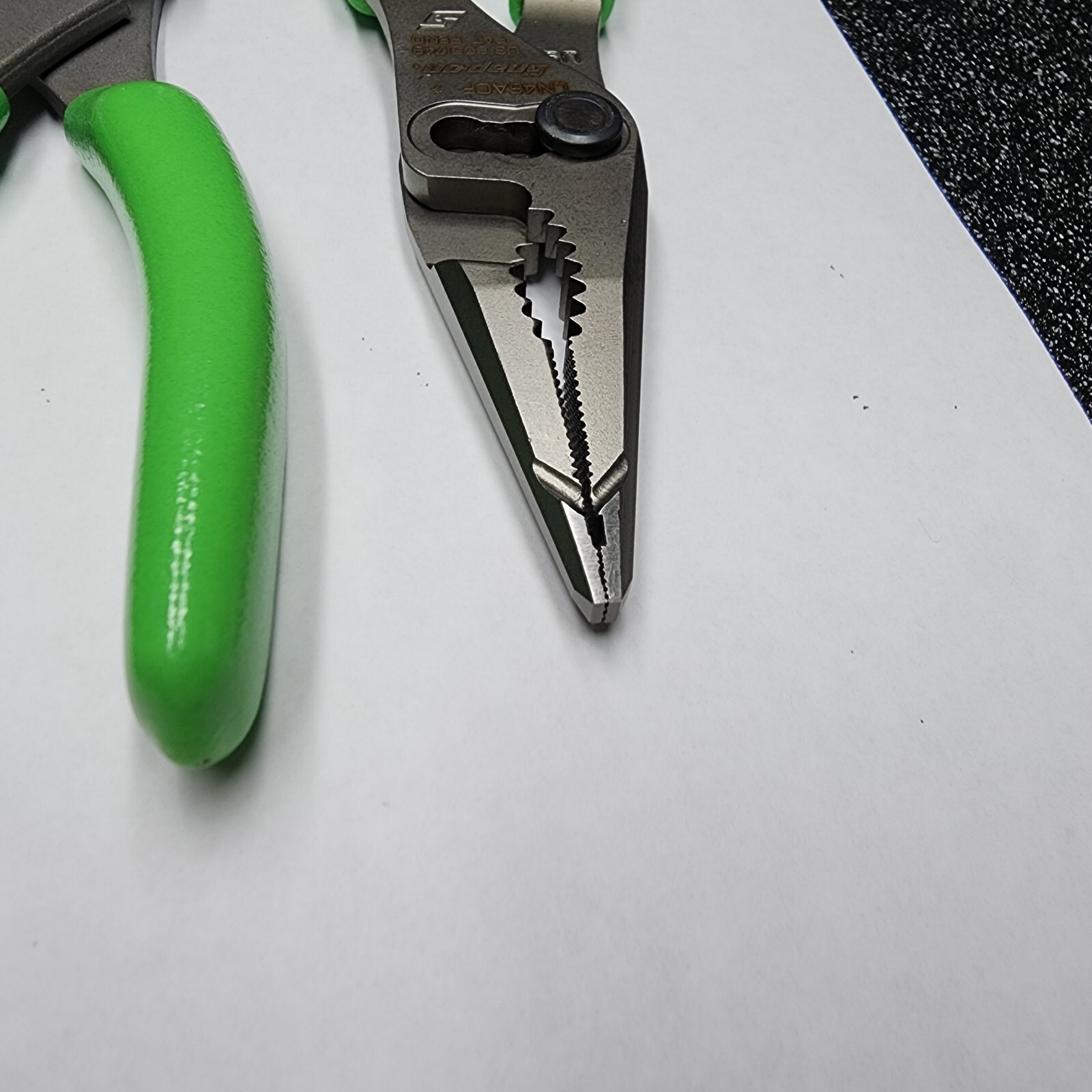 Snap-on Tools 8″ High-Leverage Combo & 7″ Long Nose Slip-Joint Pliers LN46ACF