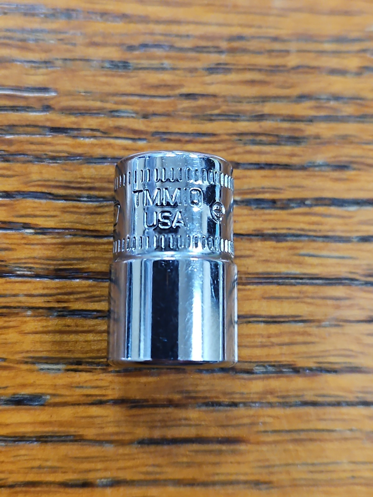 Snap On 10mm 6pt 1/4in. Drive Shallow Chrome Socket TMM10 Snap-On