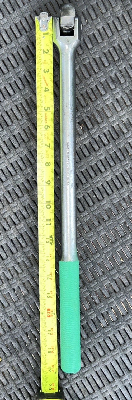 Vtg Proto 5649 Ratchet 5668 Breaker 5663 & 5661 Extensions 8” & 16” 3/4” Drive