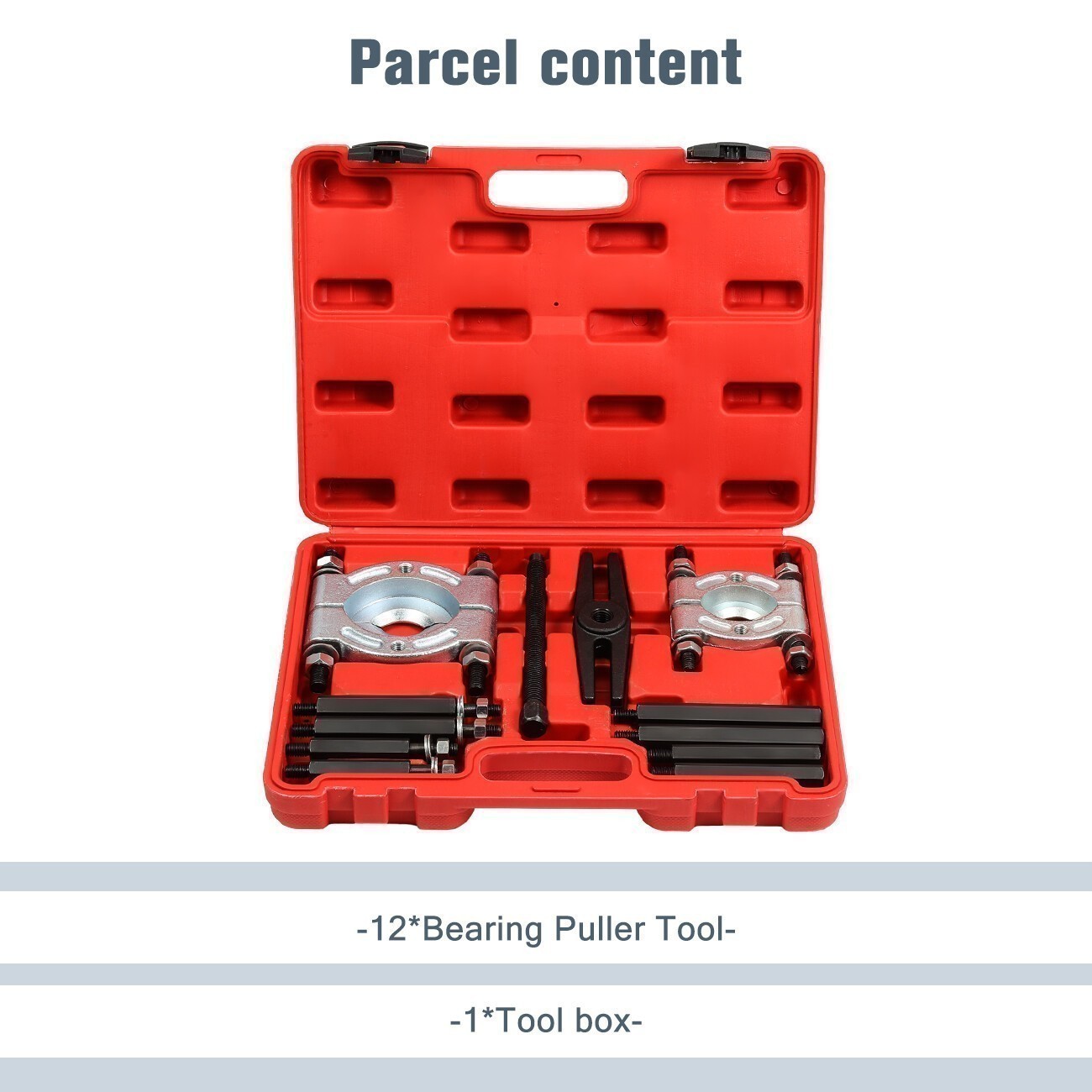 12PCS Heavy Duty Bearing Separator Removal Tool Kit Wheel Hub Axle Puller Pxoxkq