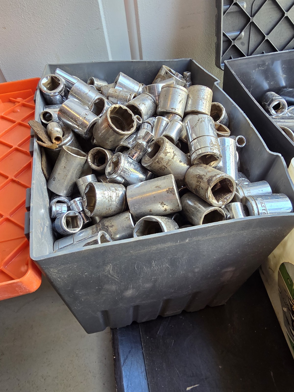 HUGE 80+ LBS Lot Of Various Sockets Craftsman, ITC, Westward, Mastercr