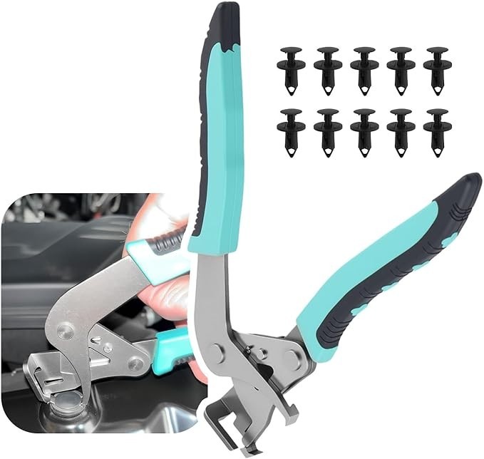 Heavy-Duty Car Clip Plier Trim Tool Fastener Removal Lever Disassembly Snap Tool