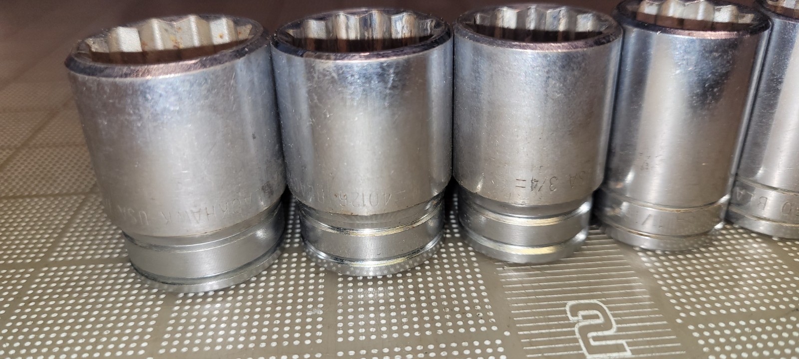 Blackhawk Socket Set 3/4″ Drive Chrome 12 Point