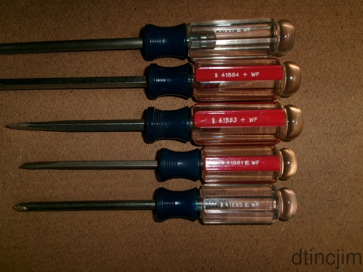 Craftsman 5 Piece Flat Blade and Phillips Screwdriver Set