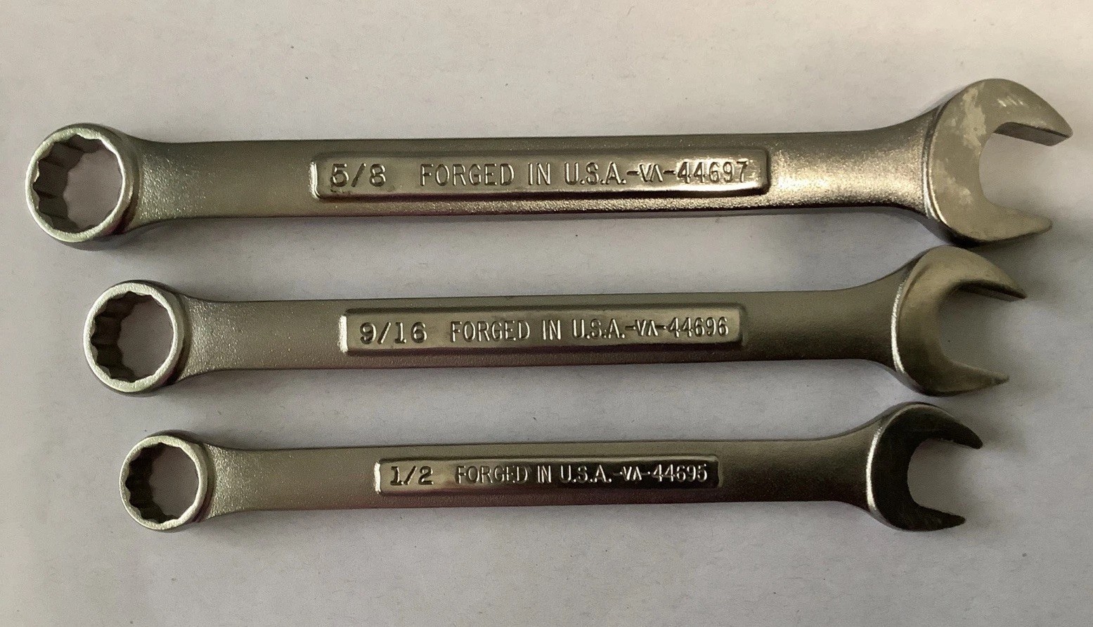 Craftsman 10pc SAE 5/16-7/8 Combination Wrench Set VA Series 12pt USA