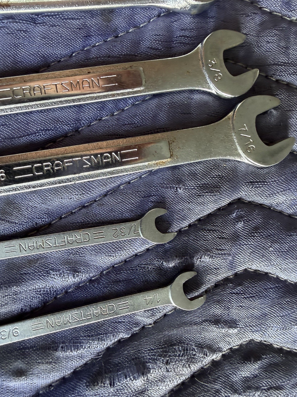 Craftsman Wrench Lot 13 Pc METRIC SAE Ratcheting Combination Midget Offset⁠