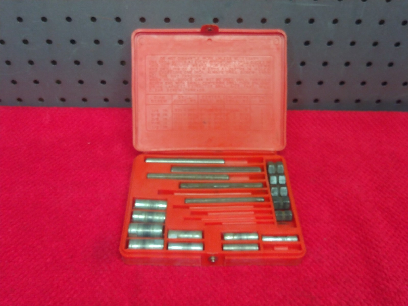 Vtg Ridgid Screw Extractor Set No. 10 (Missing Pieces)