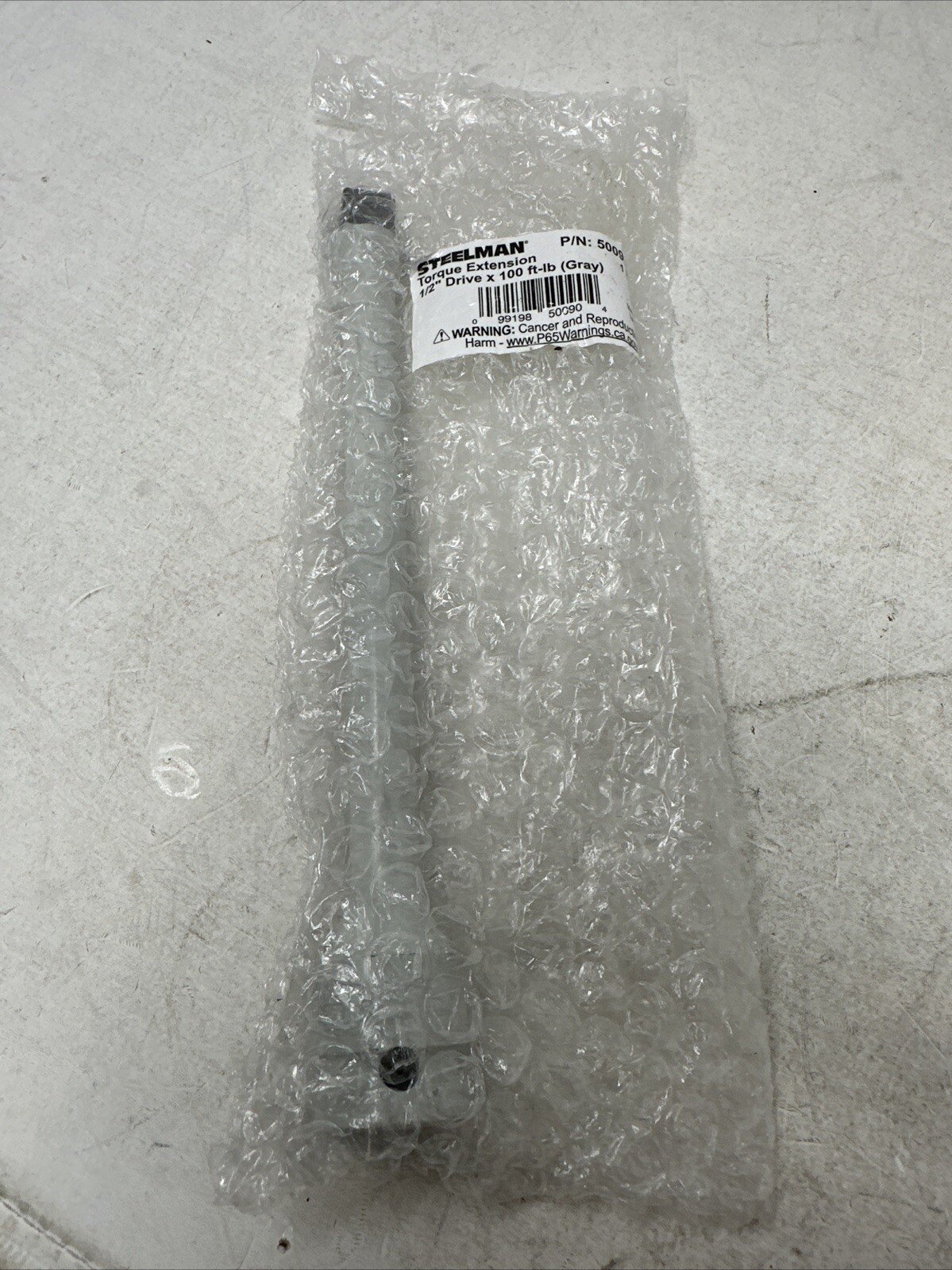 Steelman 1/2 in. Drive, Gray, 100 ft-lb Torque Limiting Extension 50090A