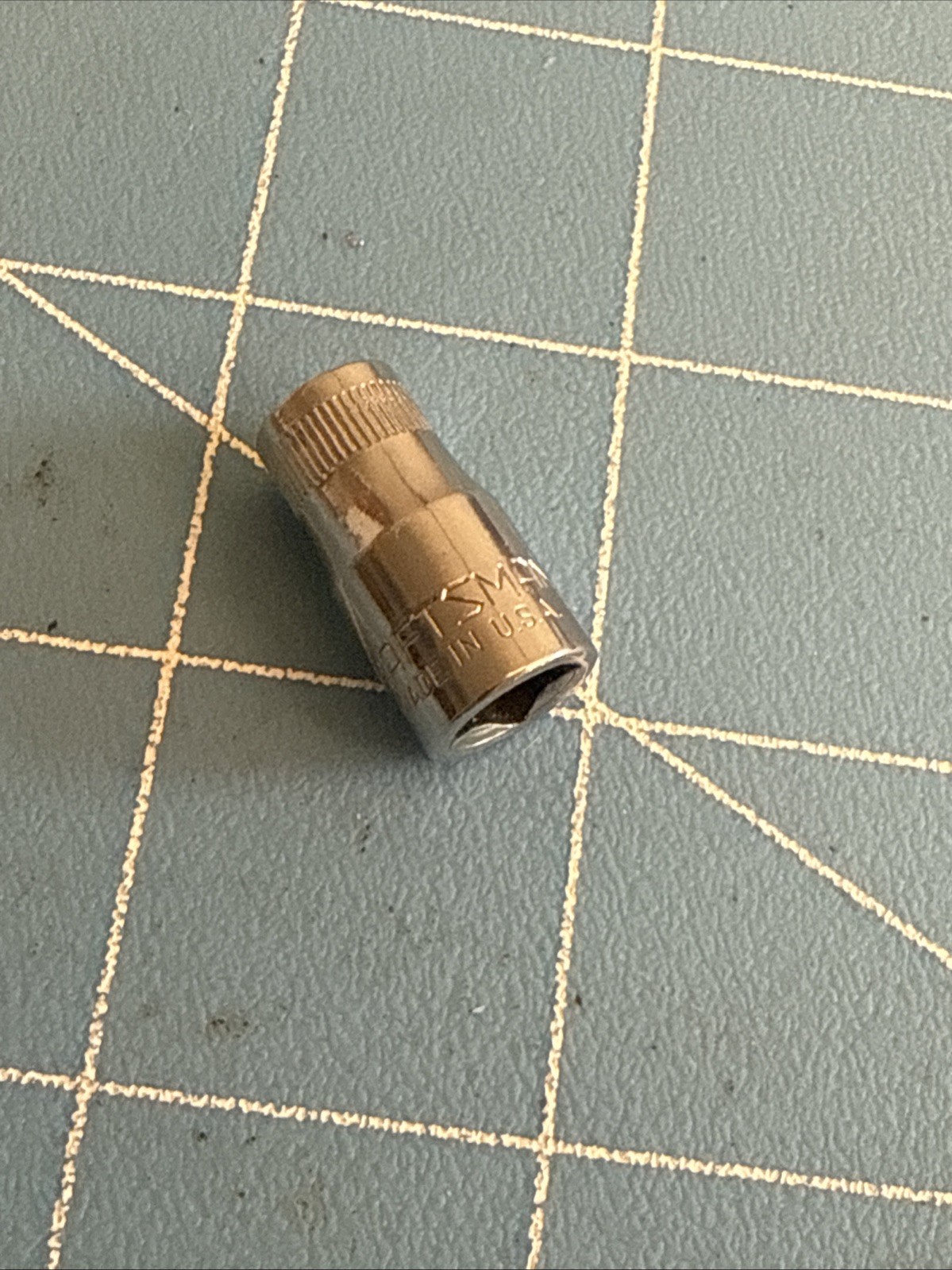 Craftsman USA 6mm Socket 6 Point 1/4″ Drive -VV- 43502 (Top Knurl)