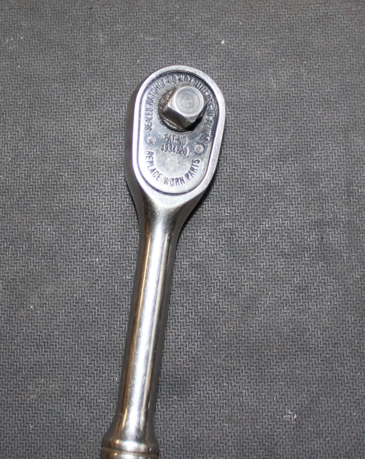 SNAP ON F830 3/8″ DRIVE RATCHET 7.25″ LONG CHROME FINISH USA