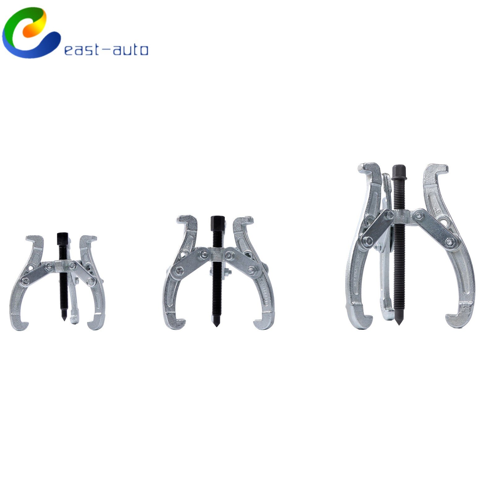 3Pcs 3 Jaw Gear Puller Set Gear Pulley Bearing Puller 3 in/4 in/6 in